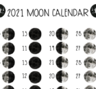 2021 Moon Calendar